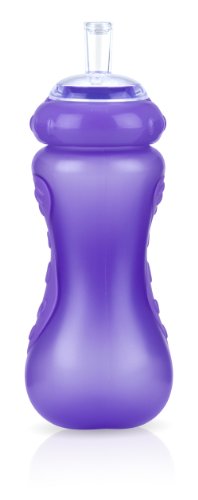 Nuby Plastic No-Spill Sport Sipper, 10 Ounce Colors May Vary