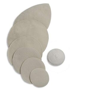 LANACare Organic Nursing Pads l Reusable Breast Pads, Style Softline, S