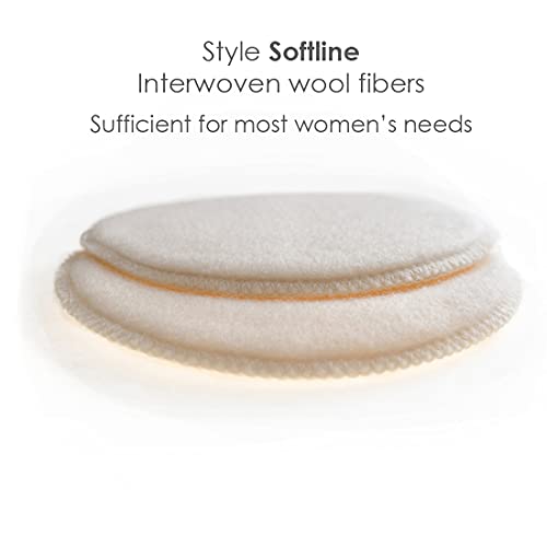 LANACare Organic Nursing Pads l Reusable Breast Pads, Style Softline, S