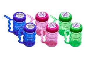 arrow home products sip a mug, 14oz, 6pk - easy to grip plastic kid's cup where the handle is the straw - bpa-free with screw-on caps great for everyday use, made in the usa - assorted colors