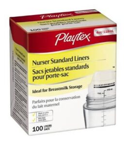 playtex standard bpa free disposable nurser liners 4 oz - 100 count (discontinued by manufacturer)