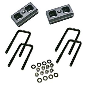 Superlift | 3216 | 1.5" Block Kit with Rear Lift Blocks, U-Bolts, & Hardware | Fits 1988-1998 GM 1500 Pickup; 1992-1999 1500 Suburban/Blazer/Tahoe