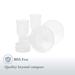 Ameda CustomFit Breast Flanges Medium/Large, 2-30.5mm Flanges with 28.5mm Insert, Extra Flanges for Better Sizing and More Comfortable Pumping, Fits Ameda Breast Pump Kits