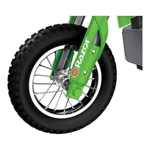 Razor MX400 Dirt Rocket Kids Ride On 24V Electric Toy Motocross Motorcycle Dirt Bike, Speeds up to 14 MPH, Green