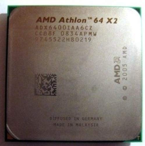 AMD ATHLON 64 X2 6400+ 3.2GHZ SOCKET AM2 DUAL-CORE ADX6400IAA6CZ CPU only