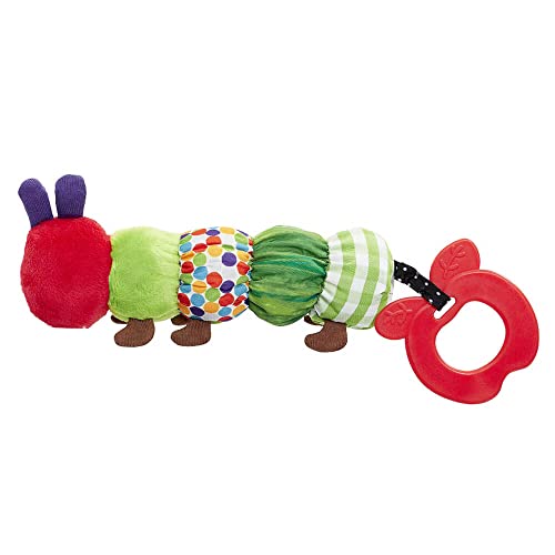 Teether Rattle, World of Eric Carle The Very Hungry Caterpillar Teething Toy for Babies