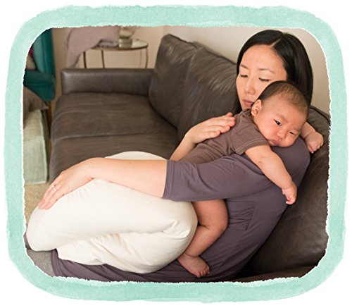 The Nesting Pillow - Organic Nursing Pillow with Washable Slip Cover