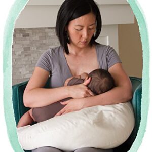 The Nesting Pillow - Organic Nursing Pillow with Washable Slip Cover