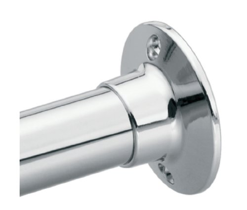 Moen 63-F Commercial Donner Shower Rod Flange Set, Small, Chrome