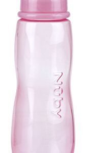 Nuby Standard Neck Tinted Bottle, 8oz, 3+ Months, Single Pack of 1, Colors May Vary