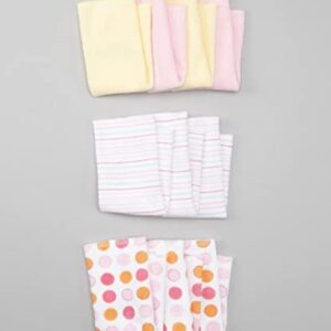 Spasilk Baby 10 Pack Soft Terry Bath Washcloth Wipes