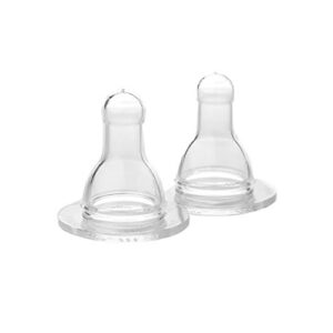 Lifefactory BPA-Free Stage 2 (3-6 Months) Silicone Nipples 2-Pack