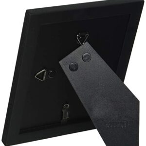 Lawrence Frames Black Wood 4x5 Picture Frame - Estero Collection