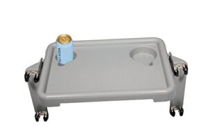 drive medical 10125 walker tray with cup holders, gray