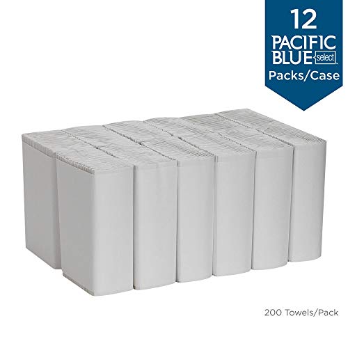 Pacific Blue Select C-Fold Paper Towels By GP PRO (Georgia-Pacific), White, 20241, 200 Towels Per Pack, 12 Packs Per Case (2400 Total), 10.10" x 13.20