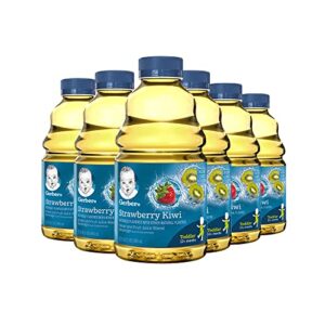 gerber water & fruit toddler juice blend, strawberry kiwi, 32 ounce bottles (pack of 6)