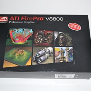 ATI FirePro V8800 2 GB 256-bit GDDR5 PCI Express 2.0 x16 CrossFire Supported Full Height/Full Length Workstation Video Card 100-505603