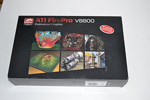 ATI FirePro V8800 2 GB 256-bit GDDR5 PCI Express 2.0 x16 CrossFire Supported Full Height/Full Length Workstation Video Card 100-505603