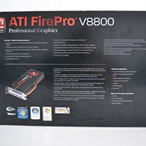 ATI FirePro V8800 2 GB 256-bit GDDR5 PCI Express 2.0 x16 CrossFire Supported Full Height/Full Length Workstation Video Card 100-505603