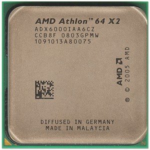 amd athlon 64 x2 6000+ windsor 3.0ghz 2 x 1mb l2 cache socket am2 125w dual-core processor