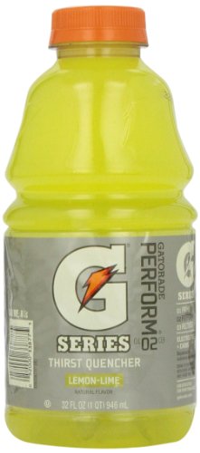 Gatorade Sport Drink, Lemon Lime, 32-Ounce Bottles (Pack of 12)