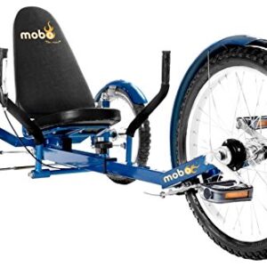 Mobo Cruiser Triton Pro Adult Recumbent Trike. Pedal 3-Wheel Bicycle. 16 Inches. Adaptive Tricycle for Teens to Seniors