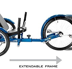 Mobo Cruiser Triton Pro Adult Recumbent Trike. Pedal 3-Wheel Bicycle. 16 Inches. Adaptive Tricycle for Teens to Seniors