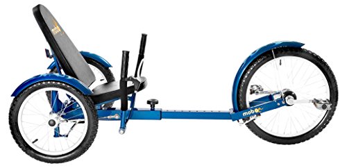 Mobo Cruiser Triton Pro Adult Recumbent Trike. Pedal 3-Wheel Bicycle. 16 Inches. Adaptive Tricycle for Teens to Seniors