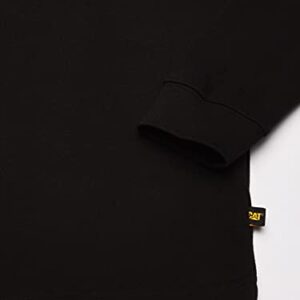 Caterpillar Men's Trademark Pocket Long Sleeve T-Shirt (Regular and Big & Tall Sizes), Black, 2X Large