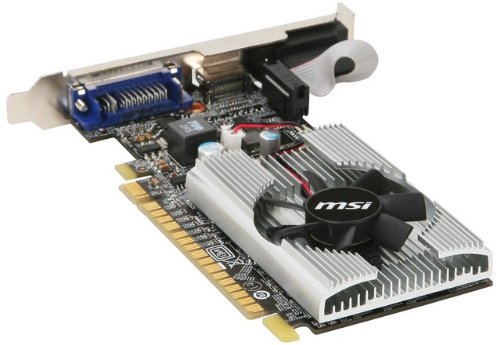 MSI Geforce 210 1024 MB DDR3 PCI-Express 2.0 Graphics Card MD1G/D3