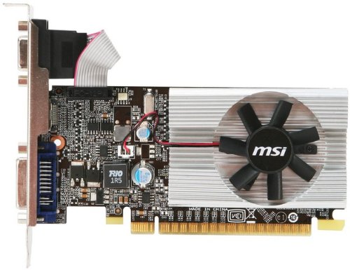 MSI Geforce 210 1024 MB DDR3 PCI-Express 2.0 Graphics Card MD1G/D3