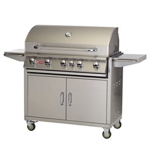 bull outdoor products bbq 55001 brahma 90,000 btu grill with cart, natural gas