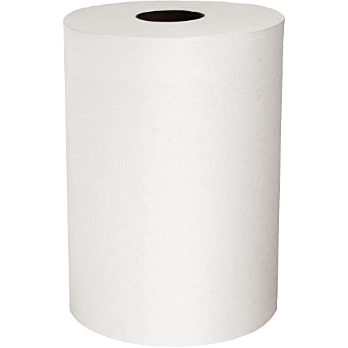 Scott Control Slimroll Hard Roll Paper Towels (12388) with Fast-Drying Absorbency Pockets, White, 6 Rolls / Case, 580' / Roll