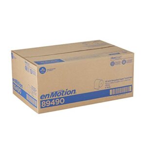 enMotion Recycled Paper Towel Roll by GP PRO (Georgia-Pacific), White, 89490, 800 Feet Per Roll, 6 Rolls Per Case