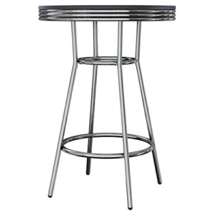 Winsome Wood Summit Dining, Black, Pub Table