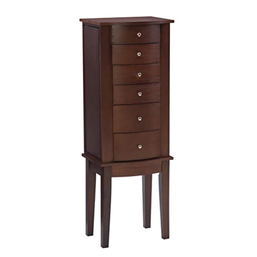 Powell Merlot Jewelry Armoire,