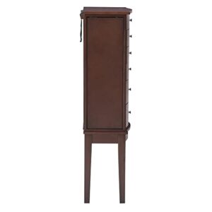 Powell Merlot Jewelry Armoire,