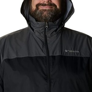 Columbia Men's Glennaker Lake Rain Jacket, Black/Grill, Large