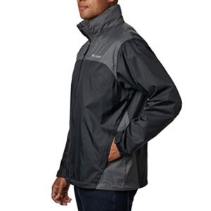 Columbia Men's Glennaker Lake Rain Jacket, Black/Grill, Large