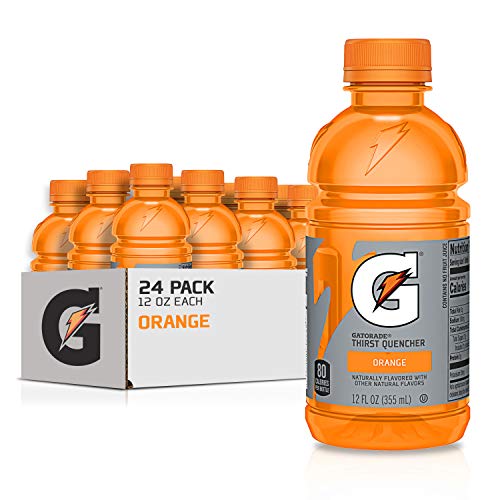 Gatorade Thirst Quencher, Orange, 12 Ounce Bottles (Pack of 24)