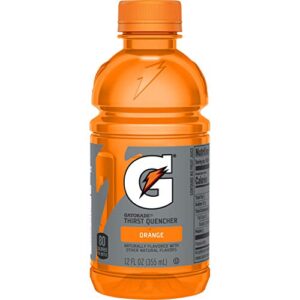 Gatorade Thirst Quencher, Orange, 12 Ounce Bottles (Pack of 24)