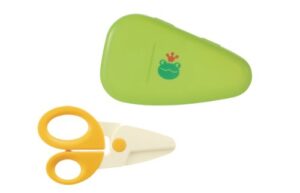 1 x japan richell baby food sicssors tool with case