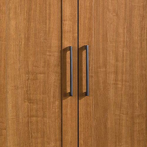 Sauder 411802 HomePlus Wardrobe/Storage Cabinet, L: 28.98" x W: 20.95" x H: 71.18", Sienna Oak finish