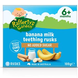 Rafferty's Garden Banana Milk Teething Rusks 100g