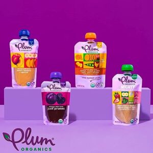 Plum Organics | Stage 2 | Organic Baby Food Meals [6+ Months] | Banana & Pumpkin | 4 Ounce Pouch (Pack Of 12) Packaging May Vary