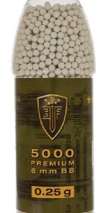 Elite Force Premium 6mm Airsoft BBs Ammo, .25 Gram, 5000 Count