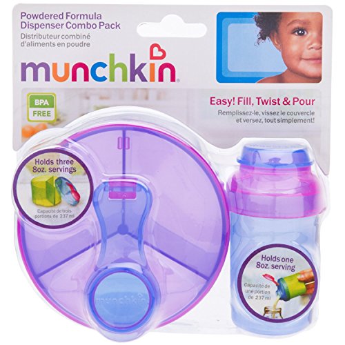 Munchkin Powdered Formula Dispenser Combo Pack, Blue