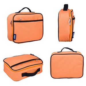 Wildkin Kids Insulated Lunch Box Bag for Boys & Girls, Reusable Kids Lunch Box is Perfect for Early Elementary Daycare School Travel, Ideal for Hot or Cold Snacks & Bento Boxes (Bengal Orange)