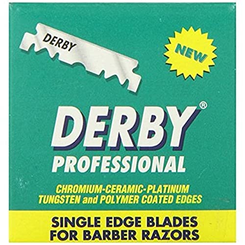 1000 "Derby Professional" Single Edge Razor Blades for straight razor