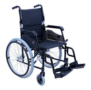 karman 24 pounds lt-980 ultra lightweight wheelchair black